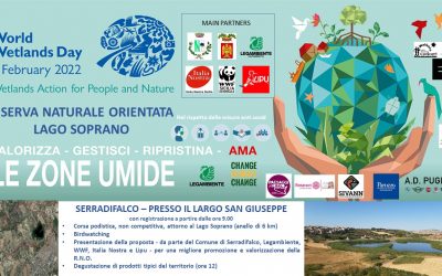 Al Lago Soprano un evento per la “Giornata Mondiale delle Zone Umide” 2022