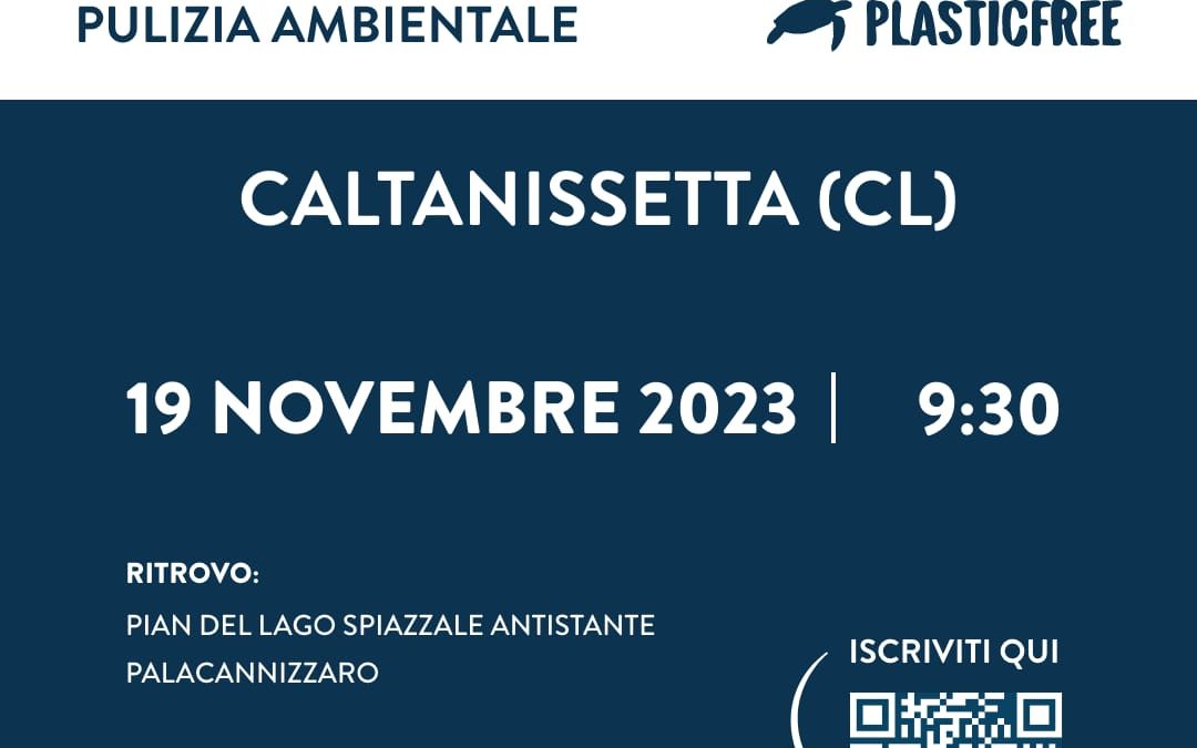 Altra raccolta di Plastic Free. Appuntamento al 19 Novembre a Caltanissetta